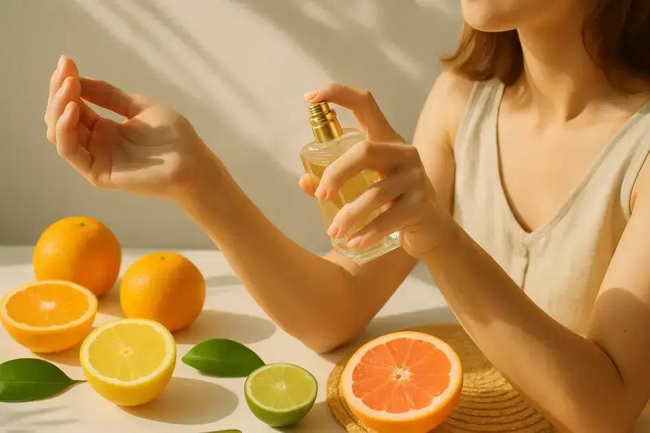 Dicas para aplicar perfume cítrico corretamente no verão