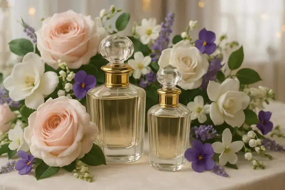 Perfumes florais clássicos para noivas e convidadas
