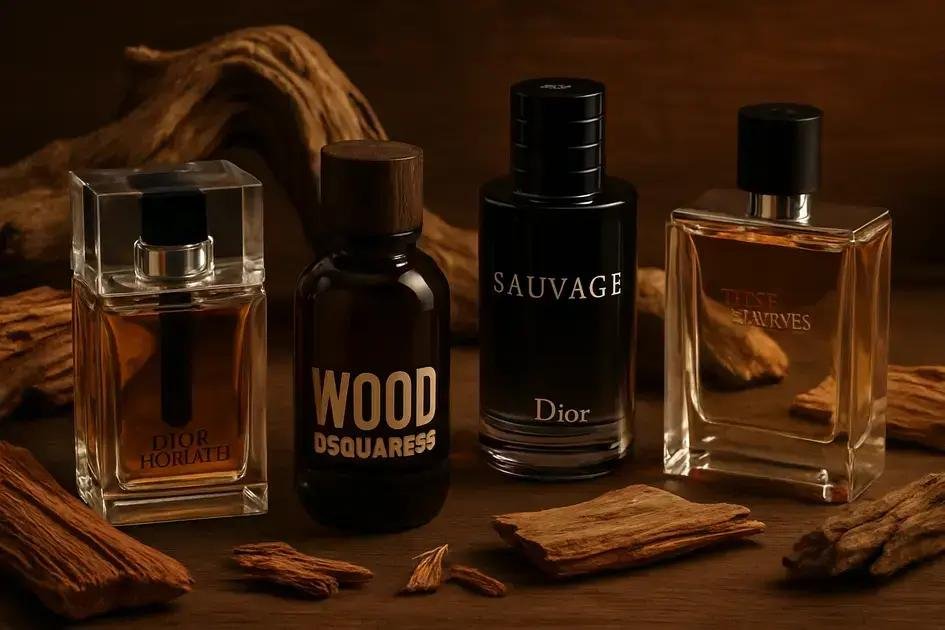 Perfumes masculinos amadeirados mais vendidos no mercado
