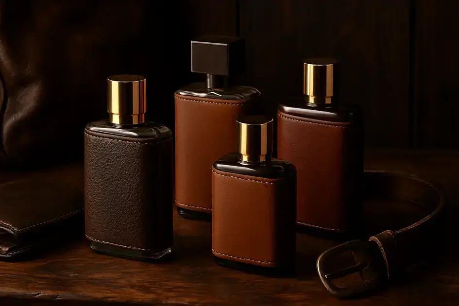 Perfumes masculinos clássicos com notas de couro