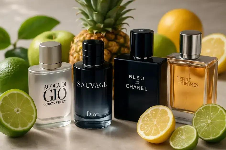 Perfumes masculinos com notas frutadas mais populares